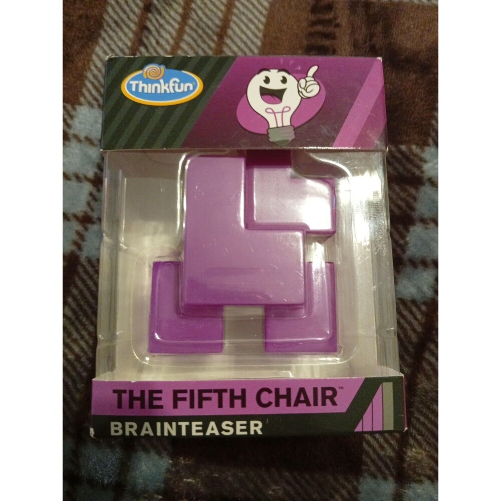 ThinkFun Pocket Brainteaser Puzzle Game and STEM Toy The Fifth Chair